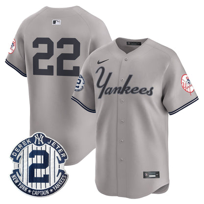 Men's Yankees Throwback Vapor Premier Limited Jersey V2 - All Stitched
