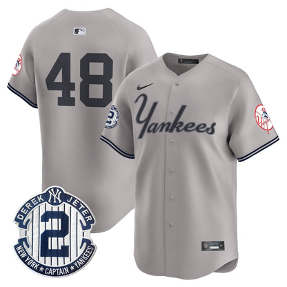 Men's Yankees Throwback Vapor Premier Limited Jersey V2 - All Stitched