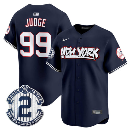 Men's New York Yankees Graffiti Vapor Premier Limited Jersey V2 - All Stitched