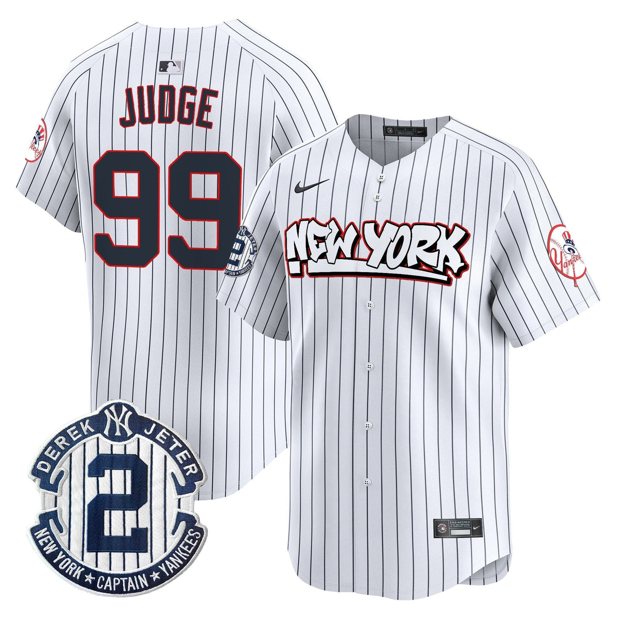 Men's New York Yankees Graffiti Vapor Premier Limited Jersey V2 - All Stitched