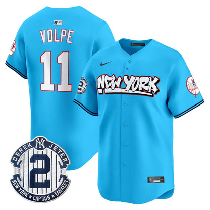 Men's New York Yankees Graffiti Vapor Premier Limited Jersey V2 - All Stitched