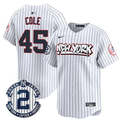 Men's New York Yankees Graffiti Vapor Premier Limited Jersey V2 - All Stitched