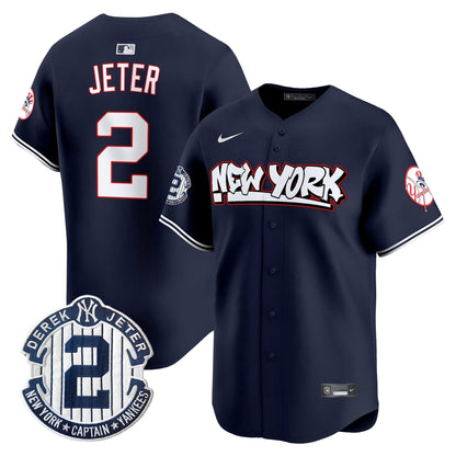 Men's New York Yankees Graffiti Vapor Premier Limited Jersey V2 - All Stitched