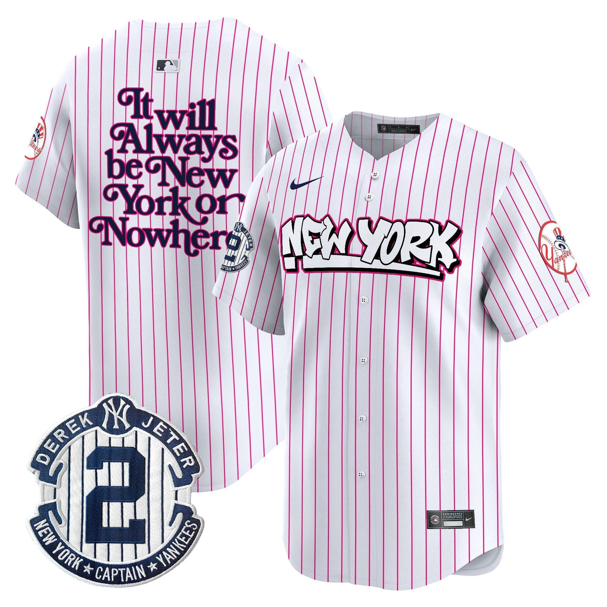 Men's New York Yankees Graffiti Vapor Premier Limited Jersey V2 - All Stitched