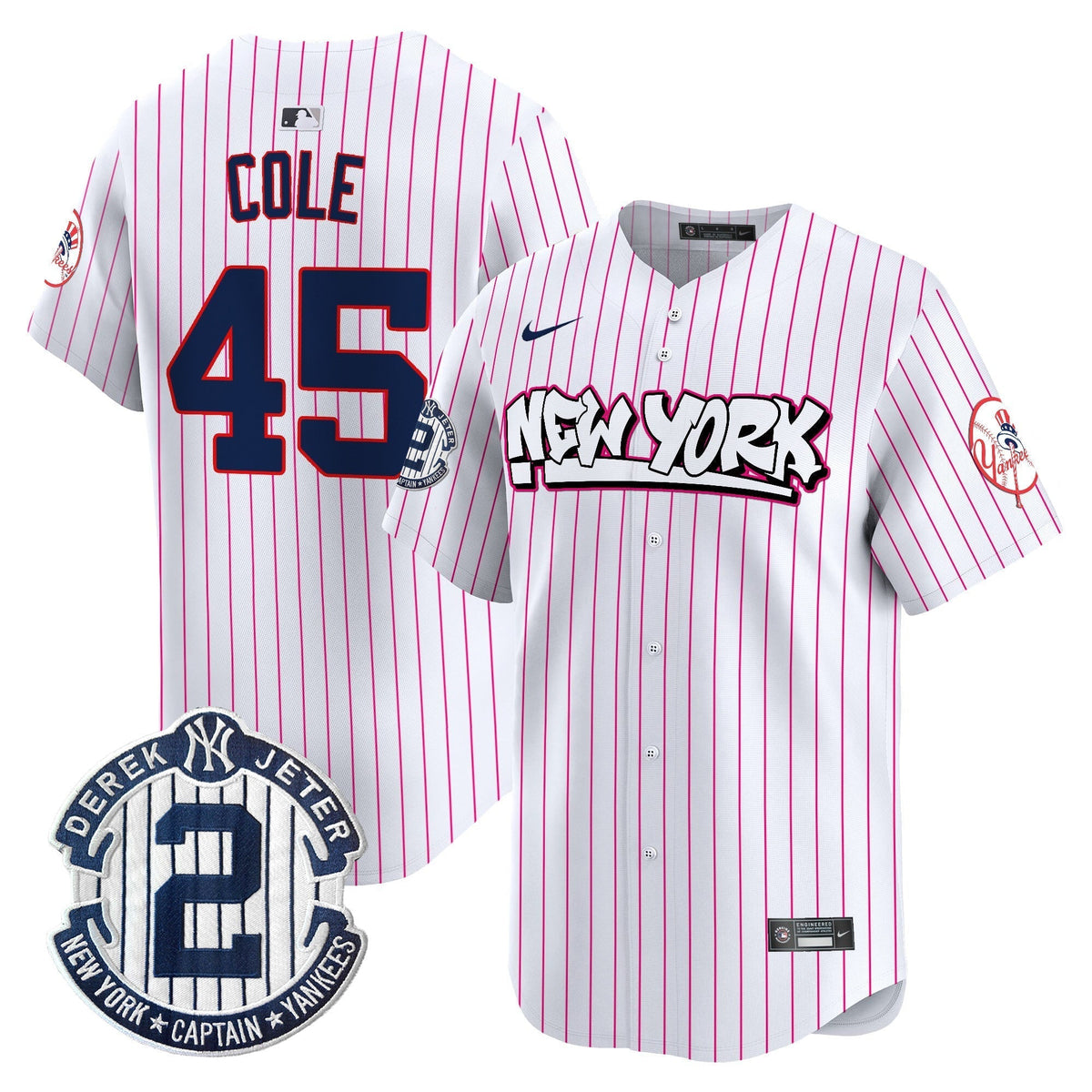 Men's New York Yankees Graffiti Vapor Premier Limited Jersey V2 - All Stitched