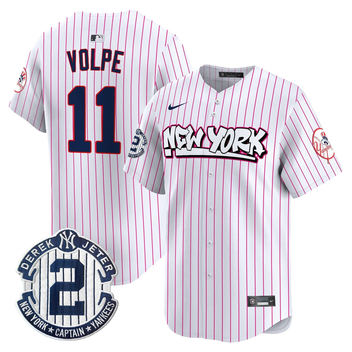 Men's New York Yankees Graffiti Vapor Premier Limited Jersey V2 - All Stitched