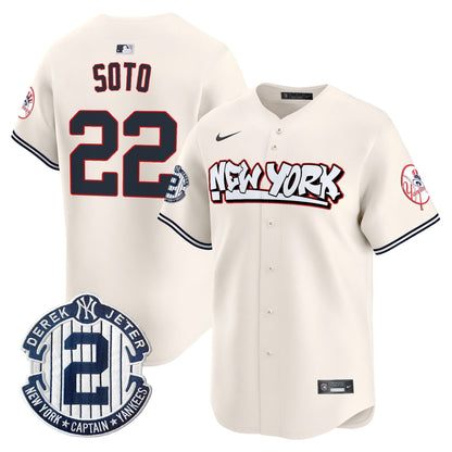Men's New York Yankees Graffiti Vapor Premier Limited Jersey V2 - All Stitched
