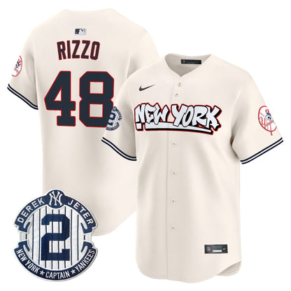 Men's New York Yankees Graffiti Vapor Premier Limited Jersey V2 - All Stitched