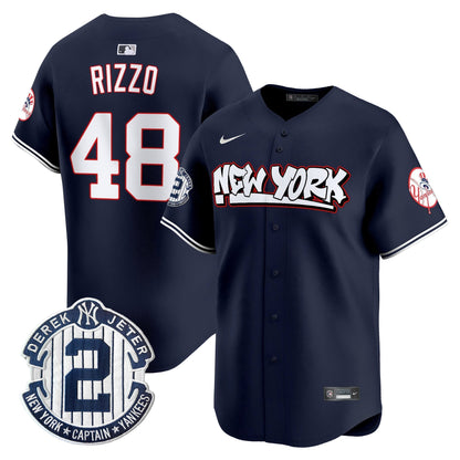 Men's New York Yankees Graffiti Vapor Premier Limited Jersey V2 - All Stitched