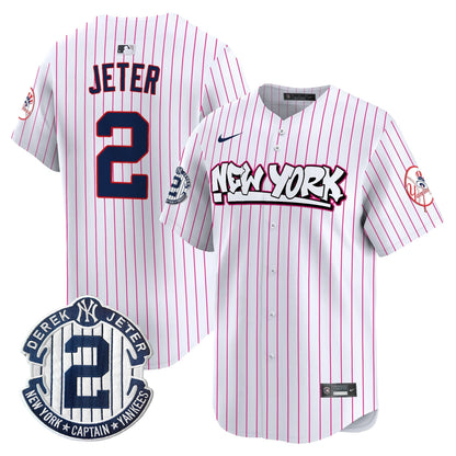 Men's New York Yankees Graffiti Vapor Premier Limited Jersey V2 - All Stitched
