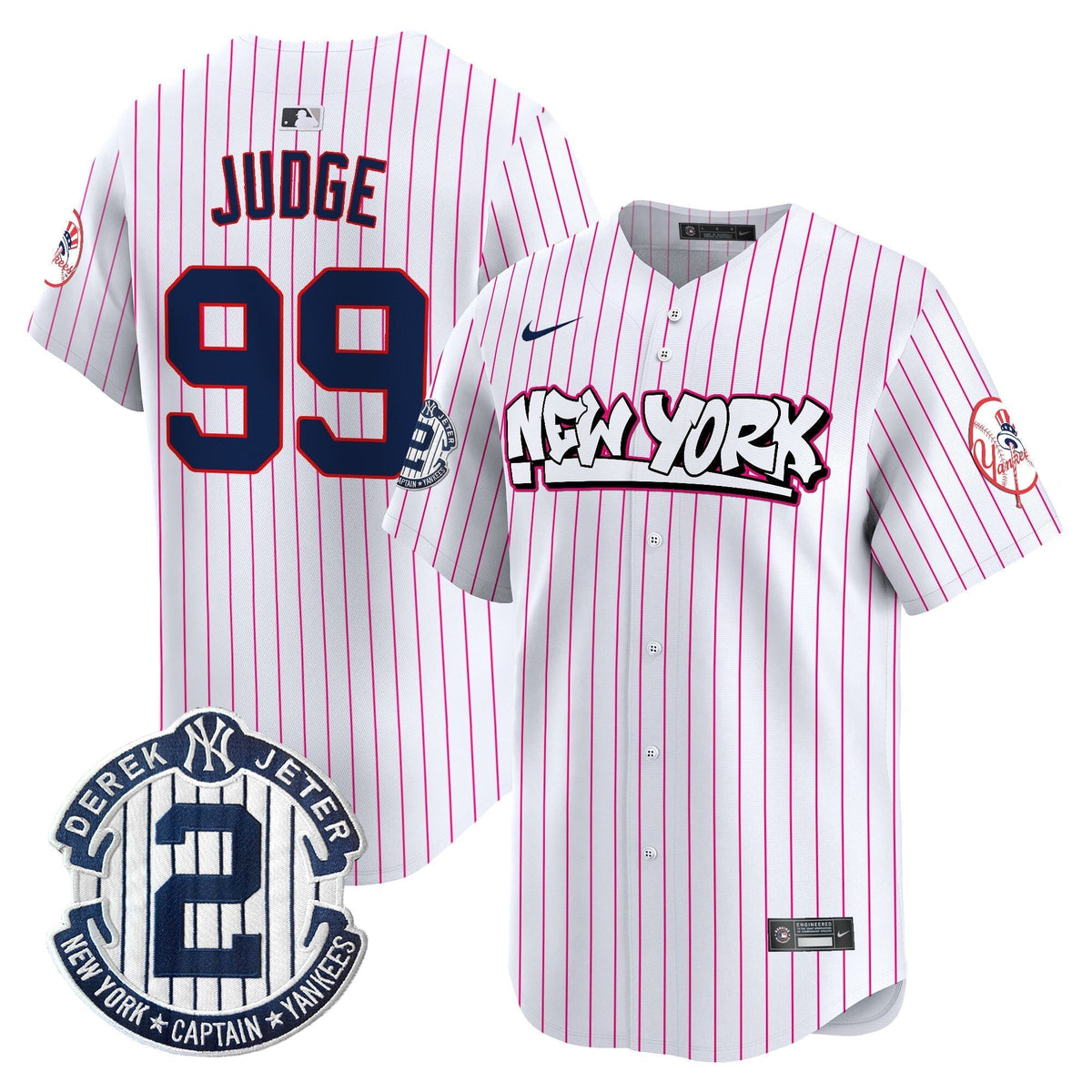 Men's New York Yankees Graffiti Vapor Premier Limited Jersey V2 - All Stitched