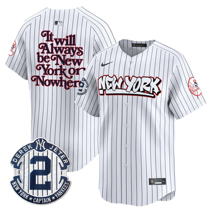 Men's New York Yankees Graffiti Vapor Premier Limited Jersey V2 - All Stitched