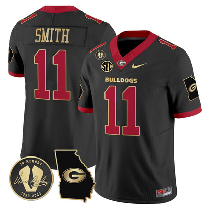 Men's Georgia Bulldogs 2024 Vapor Limited Jersey V3 - Georgia Map - All Stitched