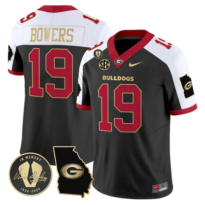 Men's Georgia Bulldogs 2024 Vapor Limited Jersey V3 - Georgia Map - All Stitched
