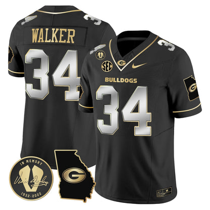 Men's Georgia Bulldogs 2024 Vapor Limited Jersey V3 - Georgia Map - All Stitched