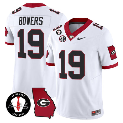 Men's Georgia Bulldogs 2024 Vapor Limited Jersey V3 - Georgia Map - All Stitched