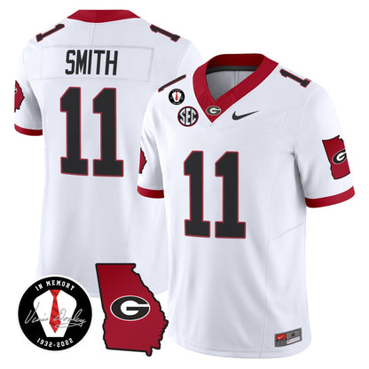 Men's Georgia Bulldogs 2024 Vapor Limited Jersey V3 - Georgia Map - All Stitched