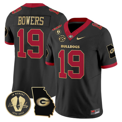 Men's Georgia Bulldogs 2024 Vapor Limited Jersey V3 - Georgia Map - All Stitched