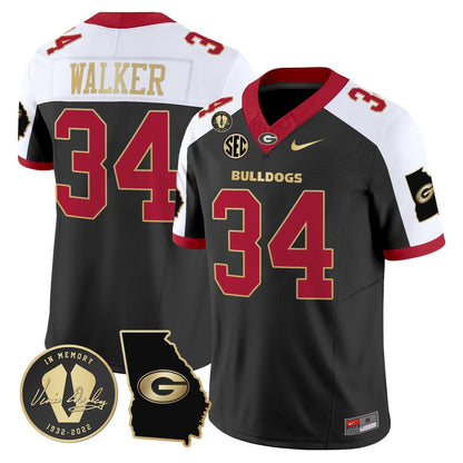Men's Georgia Bulldogs 2024 Vapor Limited Jersey V3 - Georgia Map - All Stitched