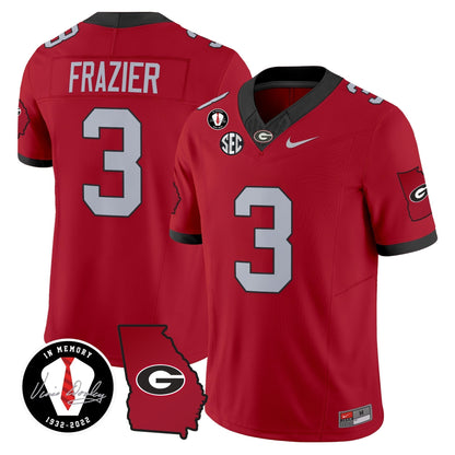 Men's Georgia Bulldogs 2024 Vapor Limited Jersey V3 - Georgia Map - All Stitched