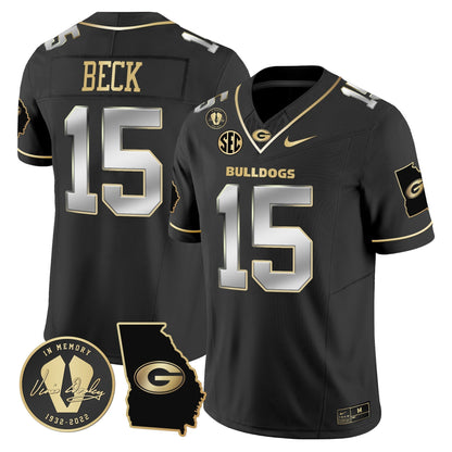 Men's Georgia Bulldogs 2024 Vapor Limited Jersey V3 - Georgia Map - All Stitched