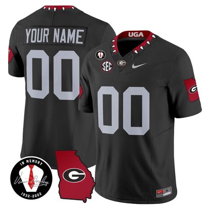 Georgia Bulldogs 2024 Vapor Limited Custom Jersey V3 - Georgia Map - All Stitched