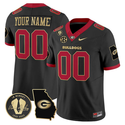 Georgia Bulldogs 2024 Vapor Limited Custom Jersey V3 - Georgia Map - All Stitched