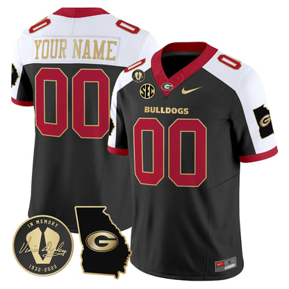 Georgia Bulldogs 2024 Vapor Limited Custom Jersey V3 - Georgia Map - All Stitched