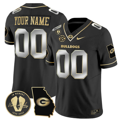 Georgia Bulldogs 2024 Vapor Limited Custom Jersey V3 - Georgia Map - All Stitched