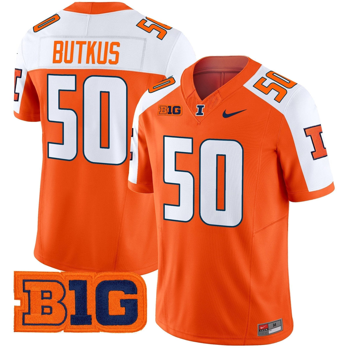 Men's Illinois Fighting Illini 2025 Vapor Limited Jersey - All Stitched