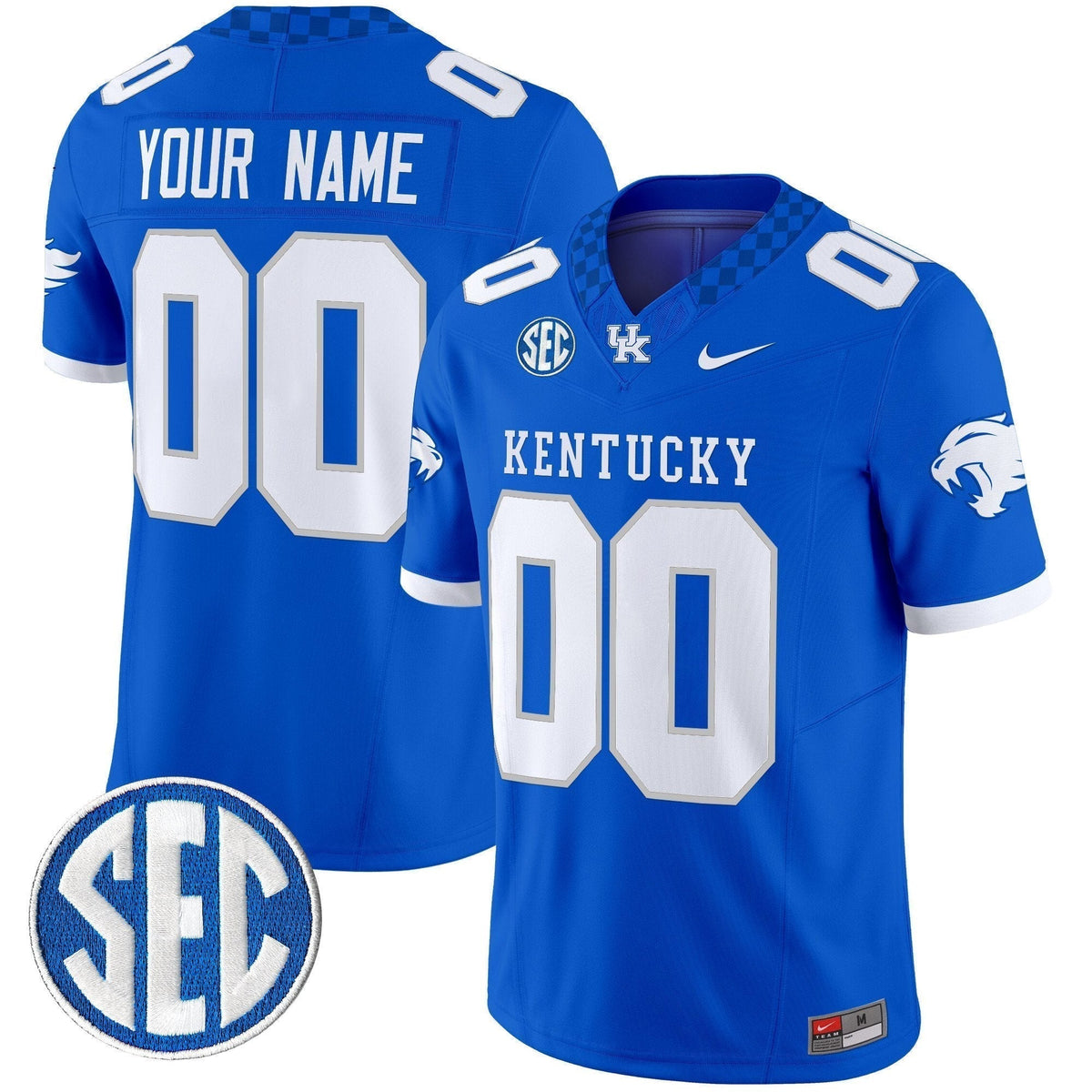 Kentucky Wildcats 2025 Vapor Limited Custom Jersey - All Stitched