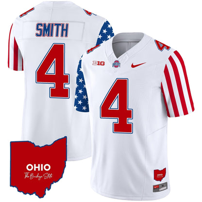 Men's Ohio State Buckeyes American Style Vapor Limited Jersey - All Stitched