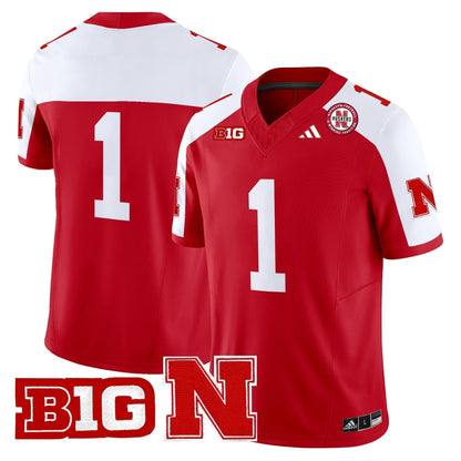 Men's Nebraska Cornhuskers 2025 Vapor Limited Jersey - All Stitched