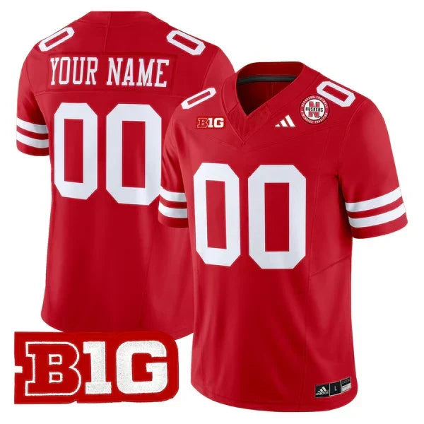 Custom Nebraska Football 2025 "Blackout" Jersey - Stitched