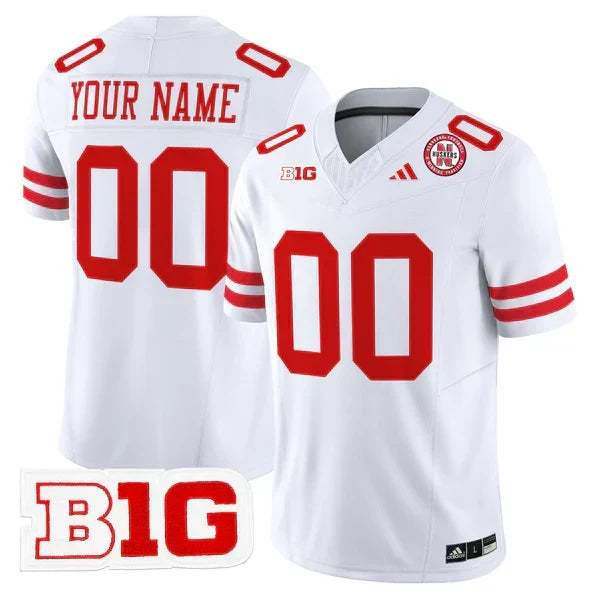 Custom Nebraska Football 2025 "Blackout" Jersey - Stitched