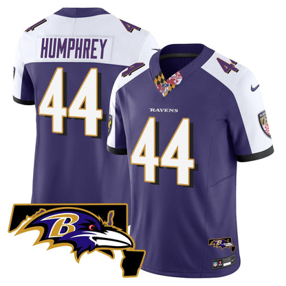Men's Ravens Maryland Patch Vapor Limited Jersey V3 - All Stitched