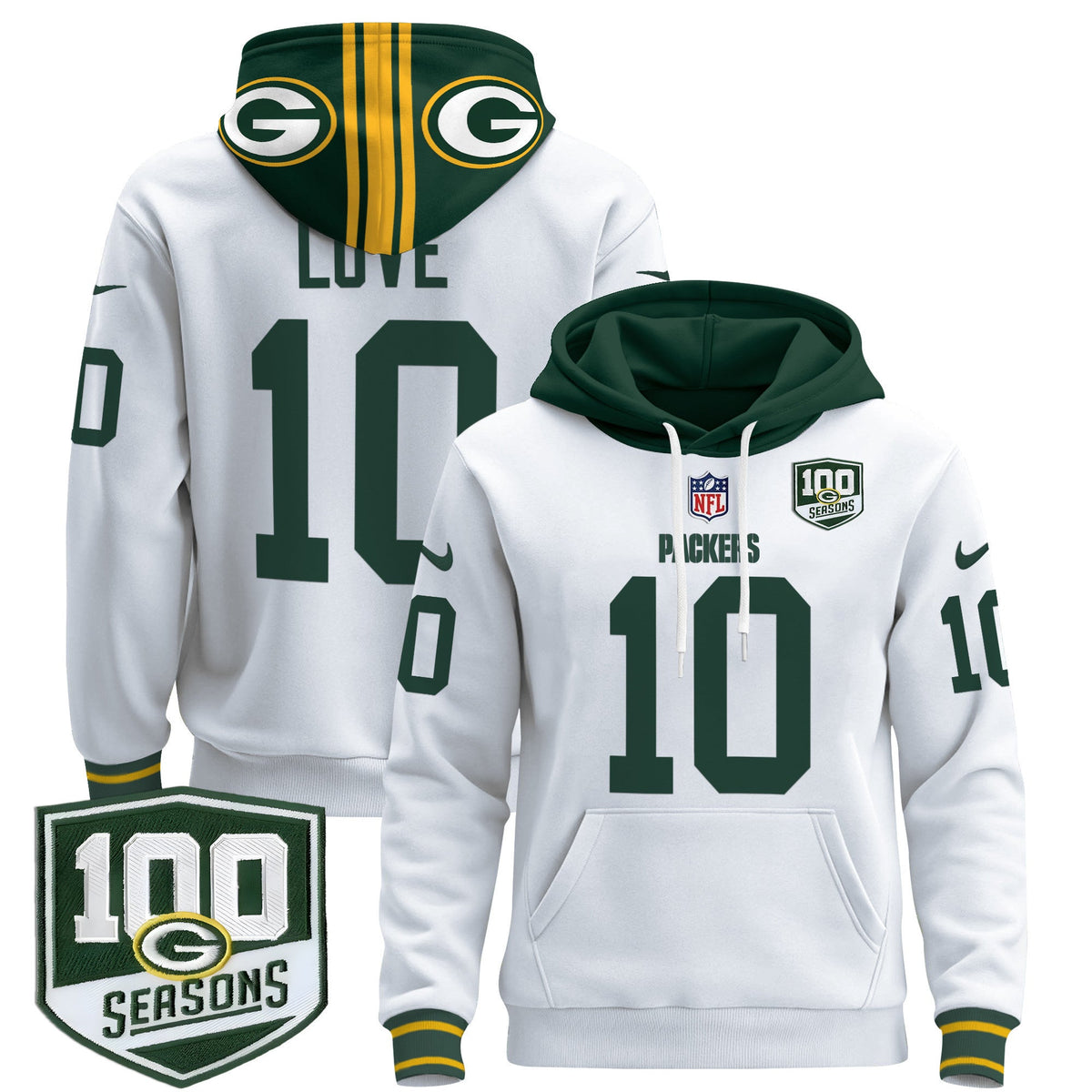 GB Throwback 2024 Pullover Hoodie - Stitched