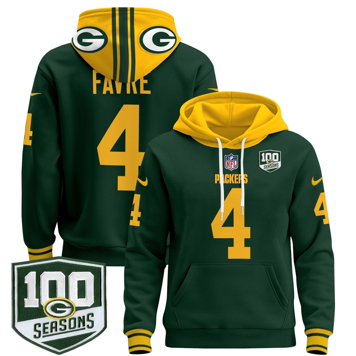 GB Throwback 2024 Pullover Hoodie - Stitched