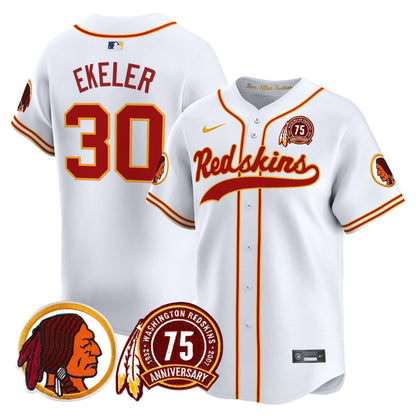 WR 75th Patch Throwback Vapor Premier Limited Jersey - All Stitched