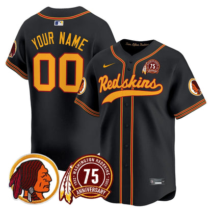 WR 75th Patch Throwback Vapor Premier Limited Custom Jersey - All Stitched