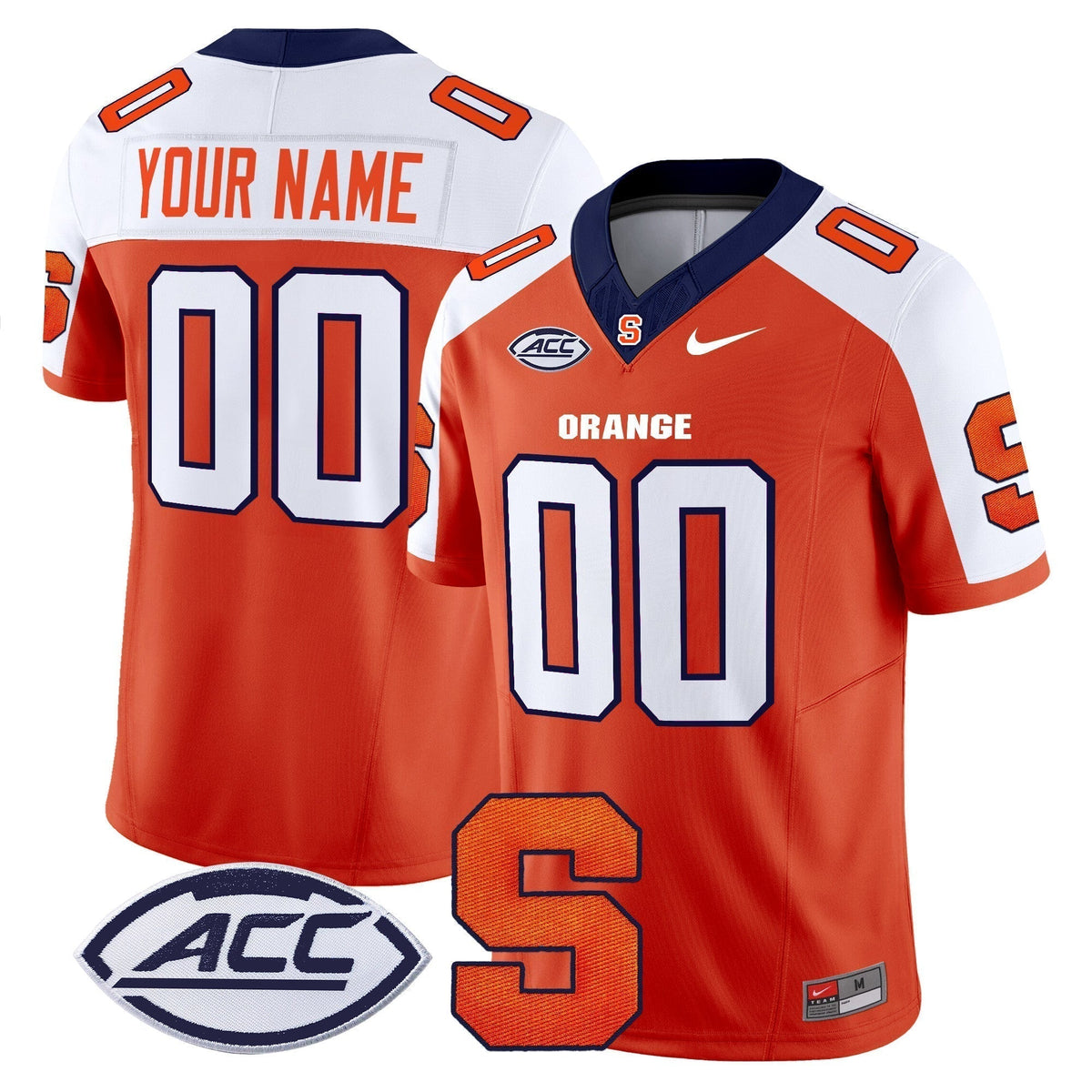 Syracuse Orange 2025 Vapor Limited Custom Jersey - All stitched