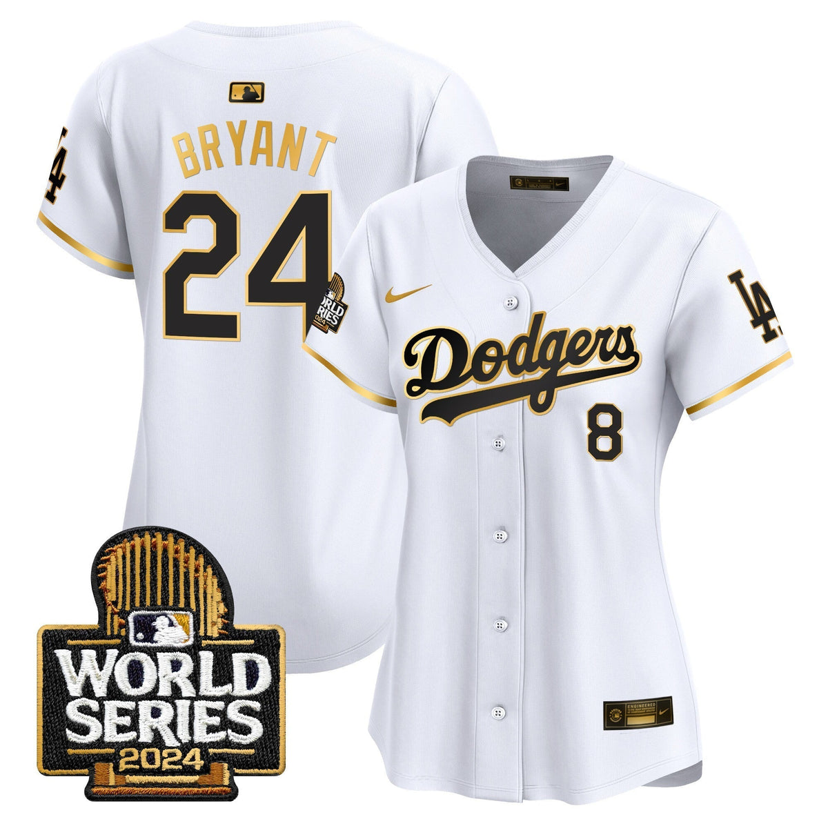 Women Dodgers 2024 World Series Vapor Premier Limited Jersey - Stitched