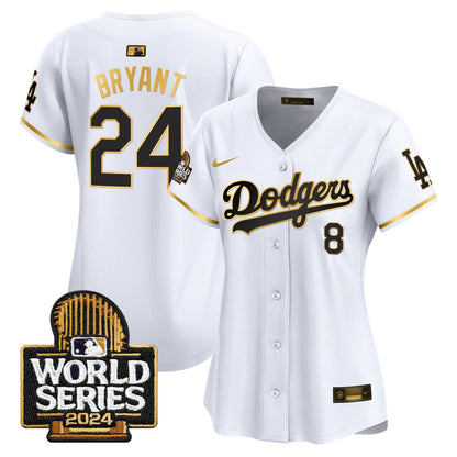 Women Dodgers 2024 World Series Vapor Premier Limited Jersey - Stitched