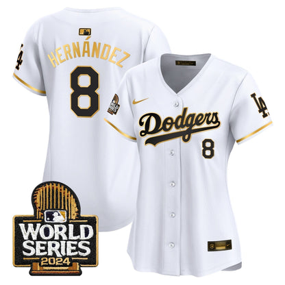 Women Dodgers 2024 World Series Vapor Premier Limited Jersey - Stitched