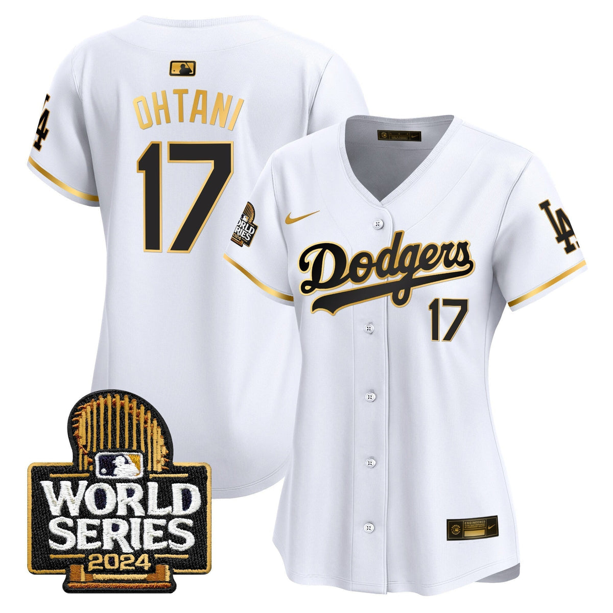 Women Dodgers 2024 World Series Vapor Premier Limited Jersey - Stitched