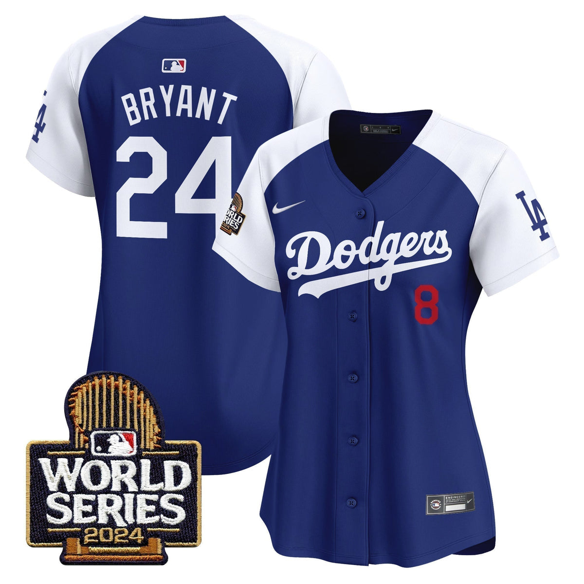Women Dodgers 2024 World Series Vapor Premier Limited Jersey - Stitched