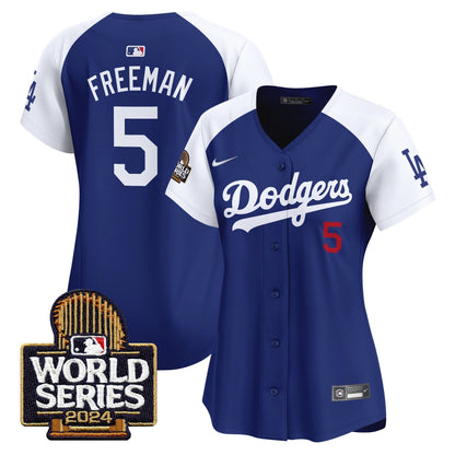 Women Dodgers 2024 World Series Vapor Premier Limited Jersey - Stitched
