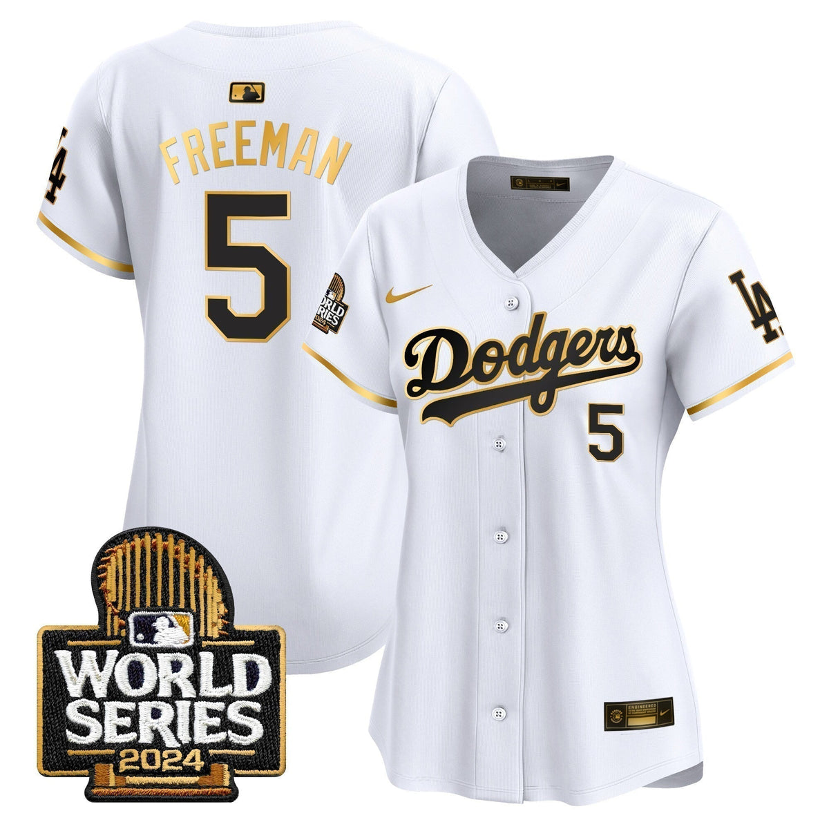 Women Dodgers 2024 World Series Vapor Premier Limited Jersey - Stitched