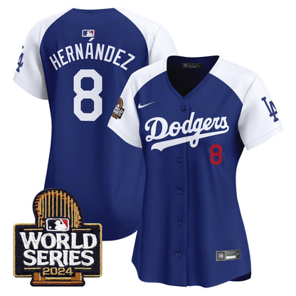 Women Dodgers 2024 World Series Vapor Premier Limited Jersey - Stitched