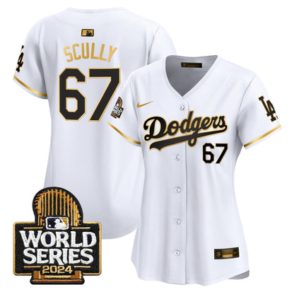 Women Dodgers 2024 World Series Vapor Premier Limited Jersey - Stitched